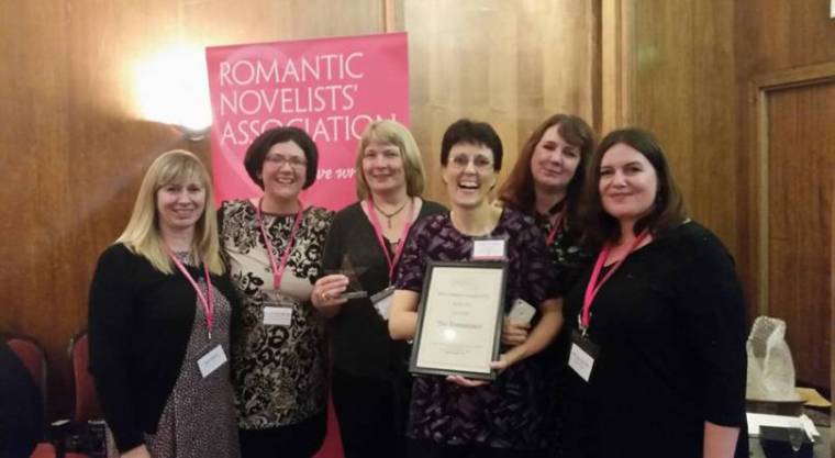 Award-winning Romaniacs! Sue, Catherine, jan, Laura, Debbie &amp; Vanessa, with Celia &amp; Lucie holding the fort back at Romaniac HQ, but with us in spirit.